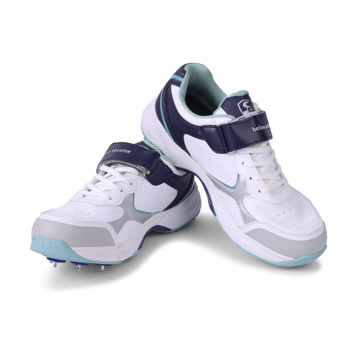 SG ARMOUR SPIKE WHITE/NAVY/TEAL