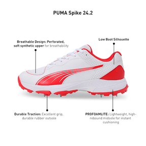 Pre Launch PUMA Spike 24.2 PUMA White-PUMA Red